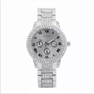 ⌚️ LUXURY ⌚️New Stainless Steel ICED OUT watch